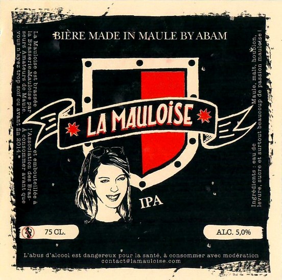 Etiquette BRASSERIE LA MAULOISE 05