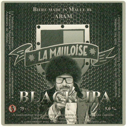 Etiquette BRASSERIE LA MAULOISE 08