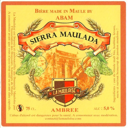 Etiquette BRASSERIE LA MAULOISE 13