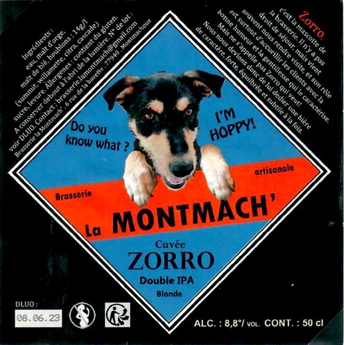 Etiquette BRASSERIE LA MONTMACH' 06