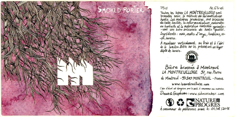 Etiquette BRASSERIE LA MONTREUILLOISE 10