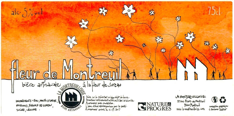 Etiquette BRASSERIE LA MONTREUILLOISE 11