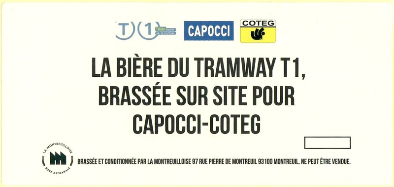 Etiquette BRASSERIE LA MONTREUILLOISE 20