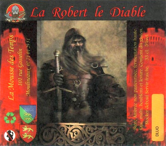 Etiquette BRASSERIE LA MOUSSE DES TEMPS 01