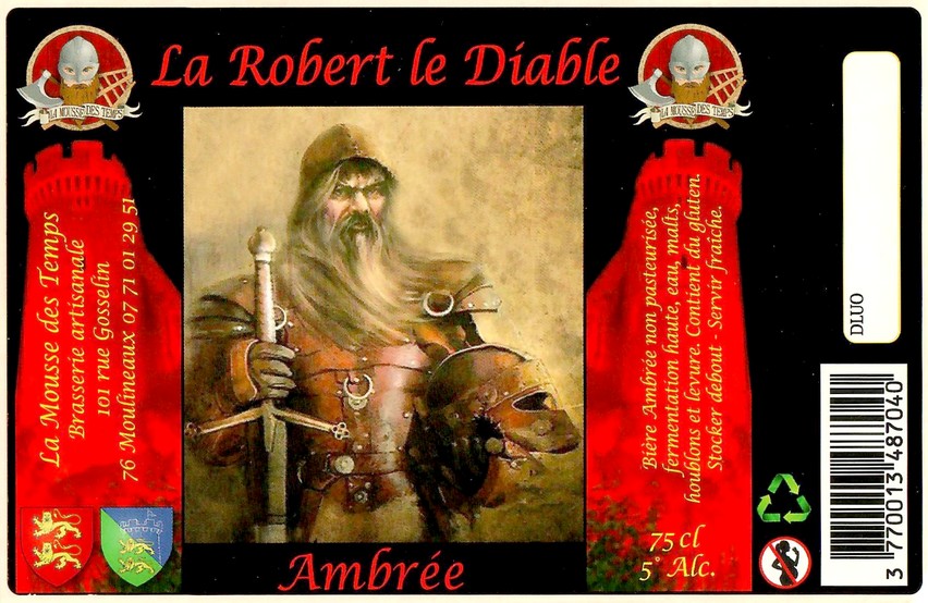 Etiquette BRASSERIE LA MOUSSE DES TEMPS 04