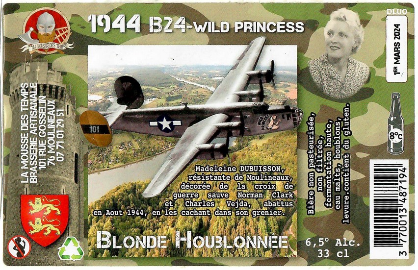 Etiquette BRASSERIE LA MOUSSE DES TEMPS 06