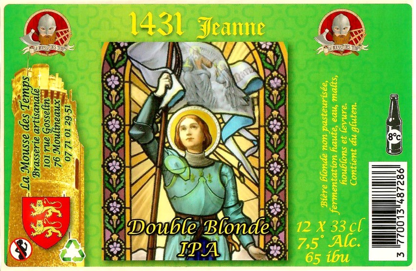 Etiquette BRASSERIE LA MOUSSE DES TEMPS 08