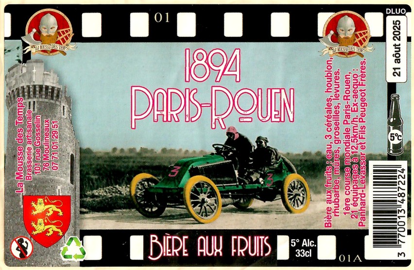 Etiquette BRASSERIE LA MOUSSE DES TEMPS 13