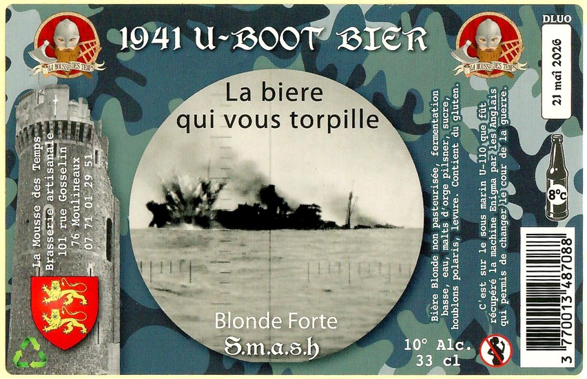 Etiquette BRASSERIE LA MOUSSE DES TEMPS 14