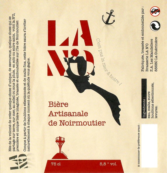 Etiquette BRASSERIE LA NO 14