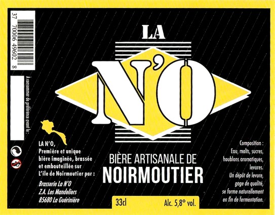 Etiquette BRASSERIE LA NO 16