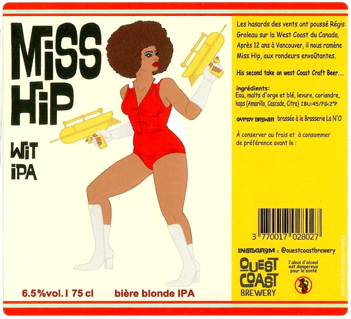 Etiquette BRASSERIE LA NO 29