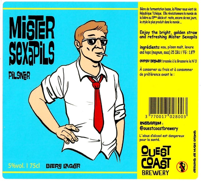 Etiquette BRASSERIE LA NO 34