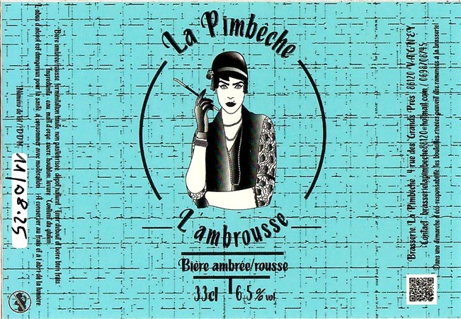 Etiquette BRASSERIE LA PIMBECHE 03