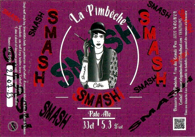 Etiquette BRASSERIE LA PIMBECHE 04