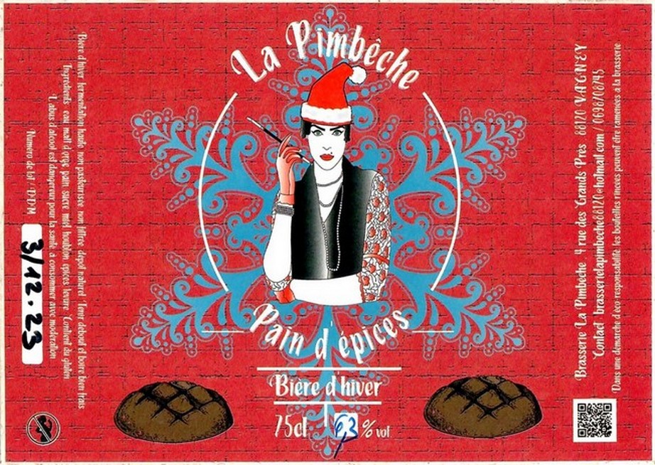 Etiquette BRASSERIE LA PIMBECHE 07