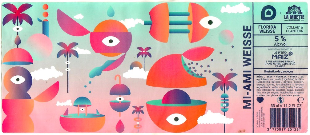 Etiquette BRASSERIE LA PTITE MAIZ 27