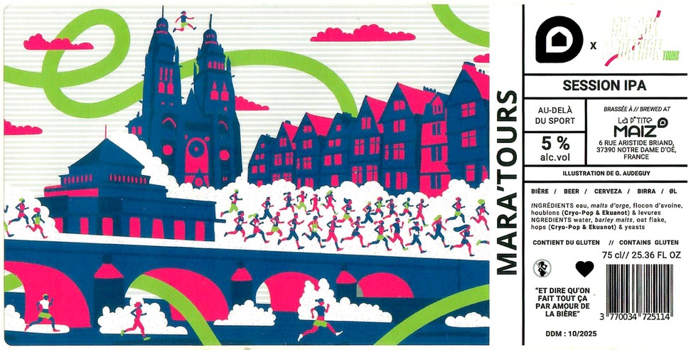 Etiquette BRASSERIE LA PTITE MAIZ 30