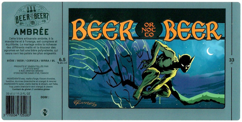 Etiquette BRASSERIE LA PTITE MAIZ 32