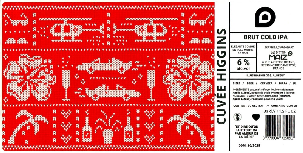 Etiquette BRASSERIE LA PTITE MAIZ 41