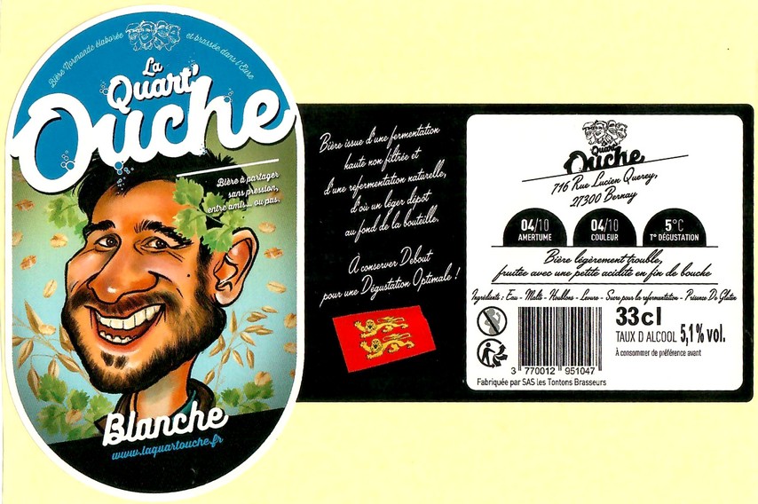 Etiquette BRASSERIE LA QUART OUCHE 29