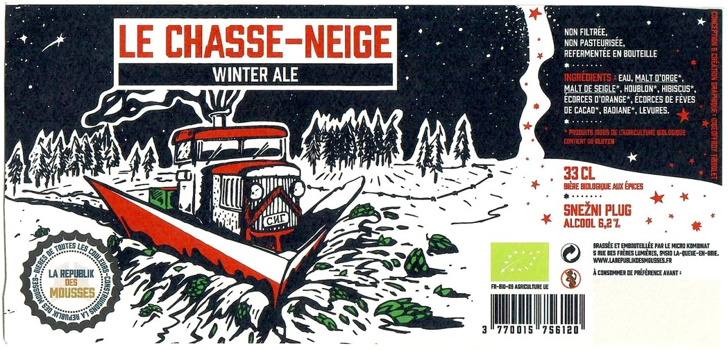 Etiquette BRASSERIE LA REPUBLIK DES MOUSSES 16