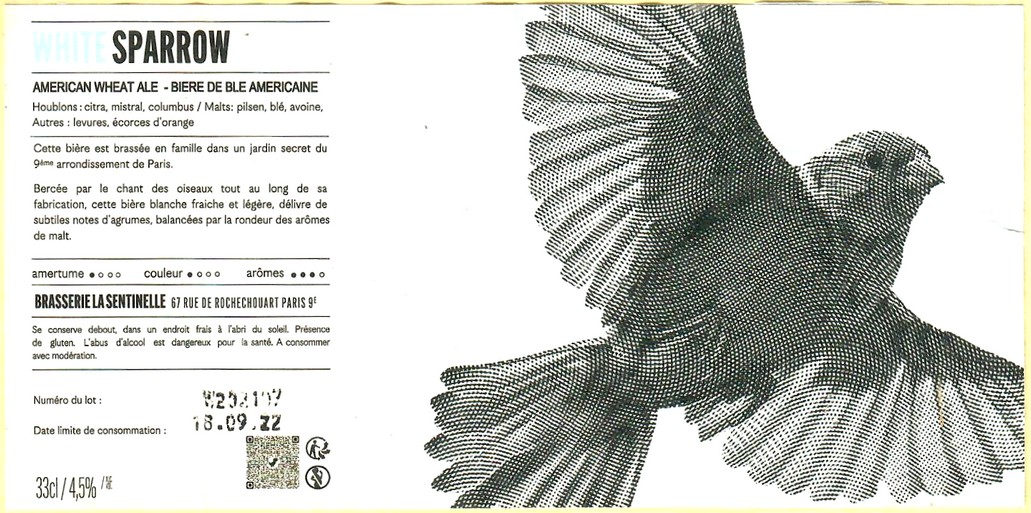 Etiquette BRASSERIE LA SENTINELLE 02