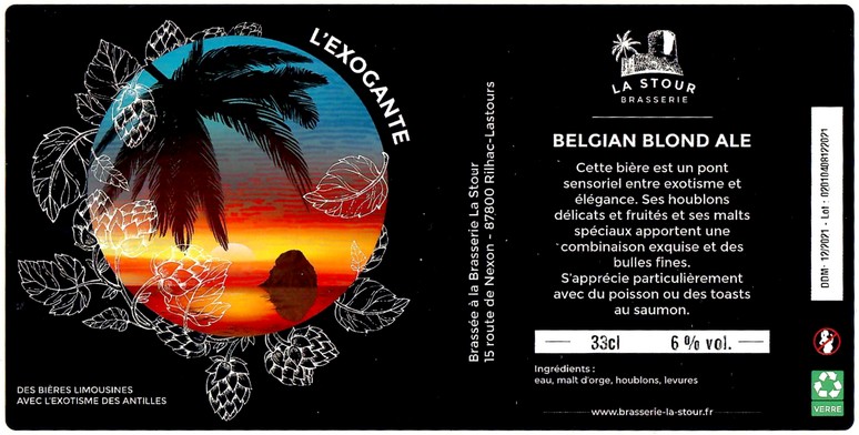 Etiquette BRASSERIE LA STOUR 05