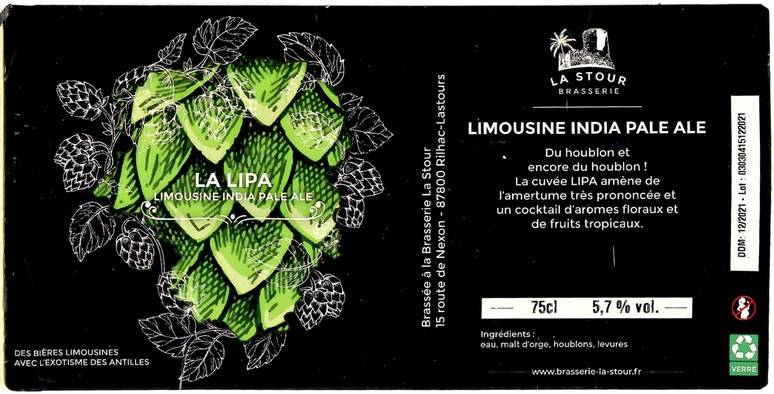 Etiquette BRASSERIE LA STOUR 08