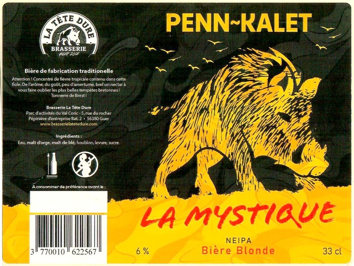 Etiquette BRASSERIE LA TETE DURE 08