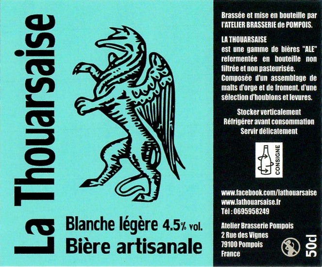 Etiquette BRASSERIE LA THOUARSAISE 02
