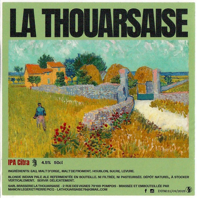 Etiquette BRASSERIE LA THOUARSAISE 08