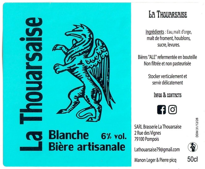 Etiquette BRASSERIE LA THOUARSAISE 10