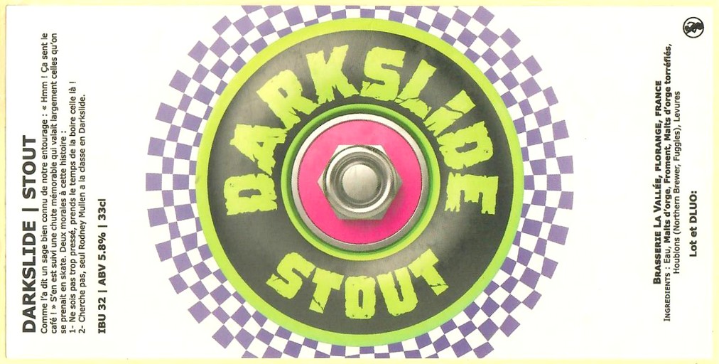 Etiquette BRASSERIE LA VALLEE FLORANGE 07