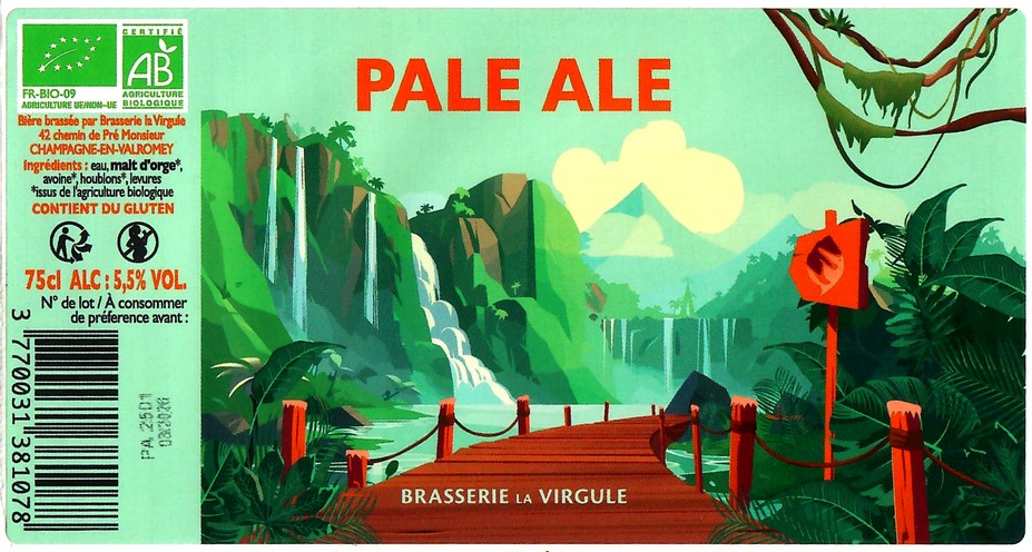 Etiquette BRASSERIE LA VIRGULE 03