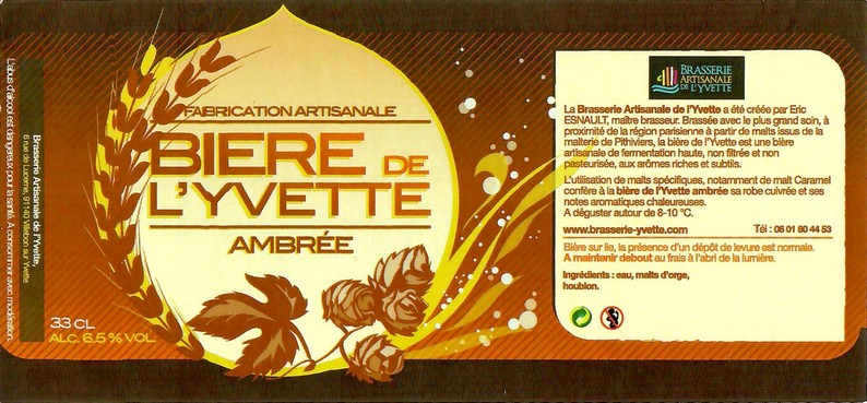 Etiquette BRASSERIE LARCHE 53