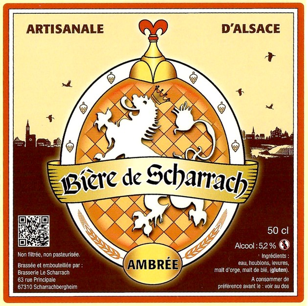 Etiquette BRASSERIE LA BIERE DU SCHARRACH 02