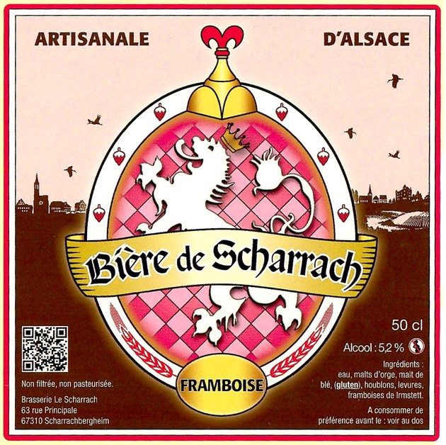 Etiquette BRASSERIE LA BIERE DU SCHARRACH 04