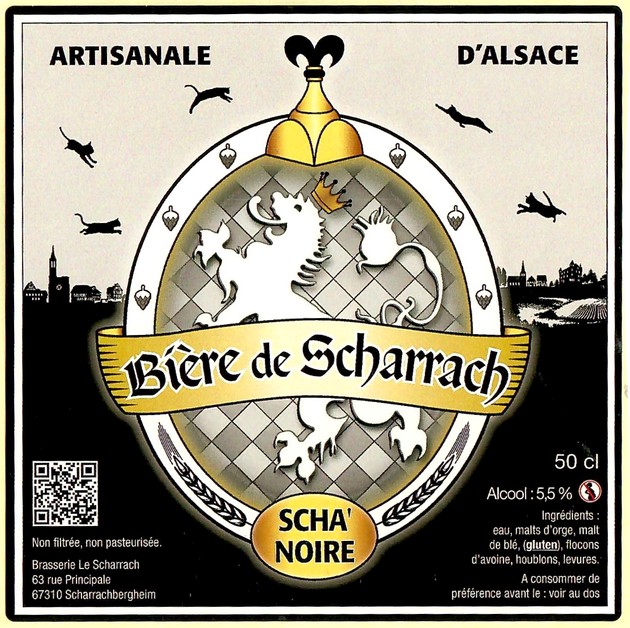 Etiquette BRASSERIE LA BIERE DU SCHARRACH 05