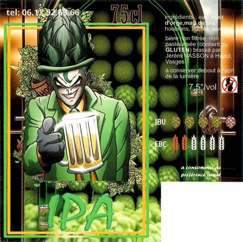 Etiquette BRASSERIE LE BRASSEUR 01