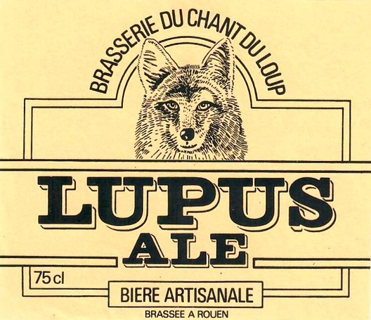 Etiquette BRASSERIE DU CHANT DU LOUP 02