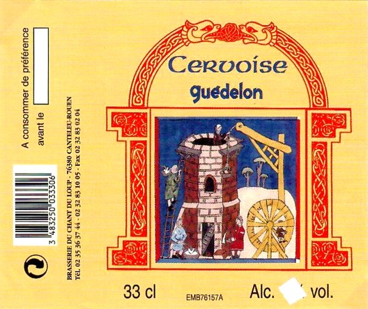 Etiquette BRASSERIE DU CHANT DU LOUP 25