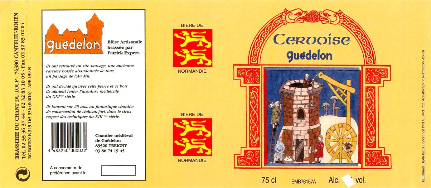 Etiquette BRASSERIE DU CHANT DU LOUP 27