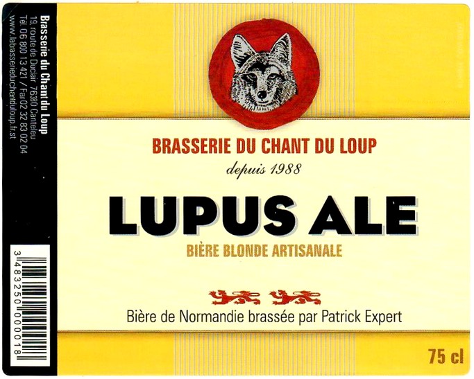 Etiquette BRASSERIE DU CHANT DU LOUP 31