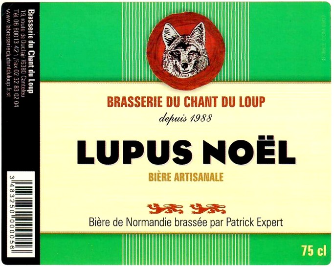 Etiquette BRASSERIE DU CHANT DU LOUP 34