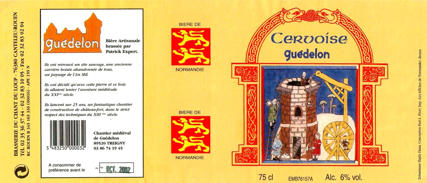 Etiquette BRASSERIE DU CHANT DU LOUP 37