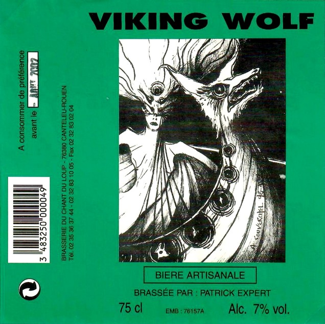 Etiquette BRASSERIE DU CHANT DU LOUP 38