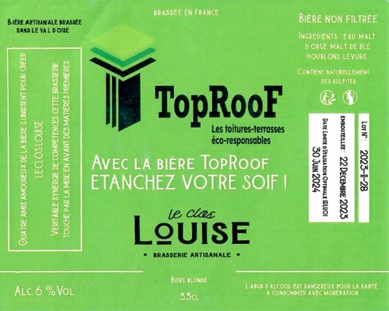 Etiquette BRASSERIE LE CLOS LOUISE 03