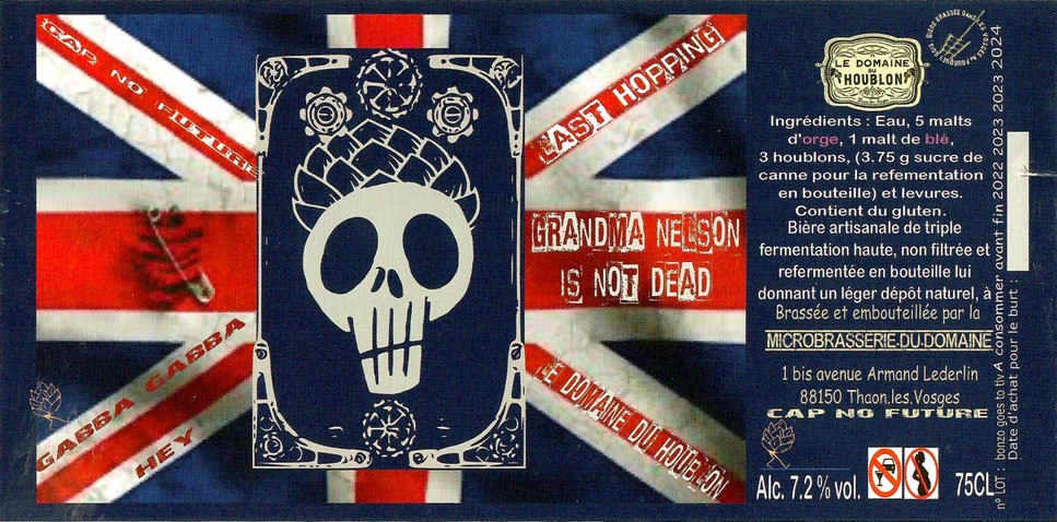 Etiquette BRASSERIE LE DOMAINE DU HOUBLON 09