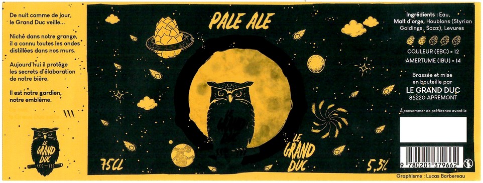 Etiquette BRASSERIE LE GRAND DUC 02